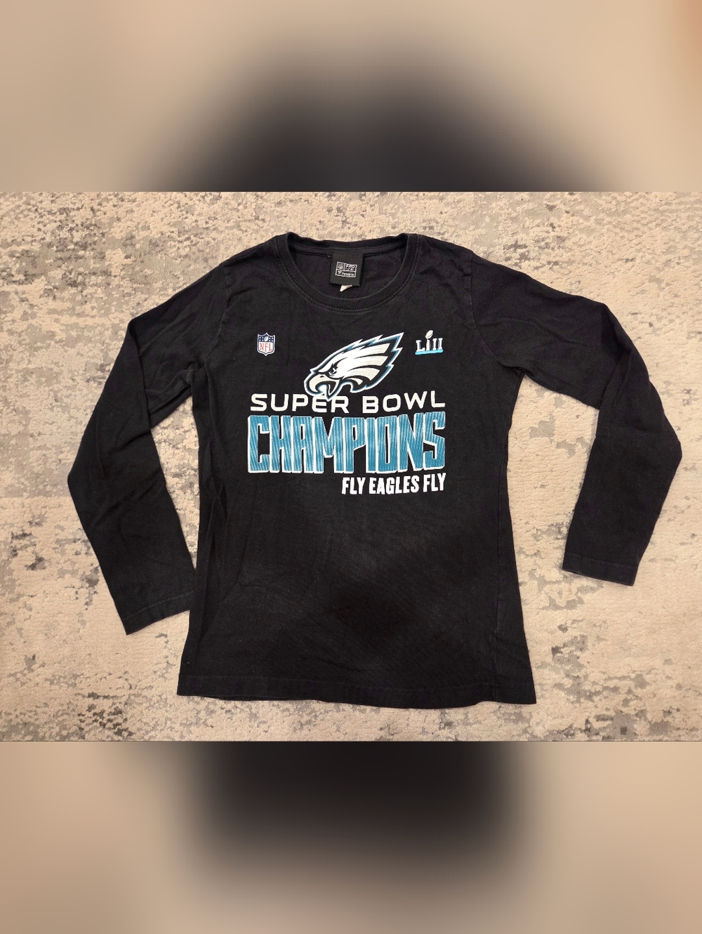 Philadelphia Eagles Super Bowl Champions Womens Small Long Sleeve